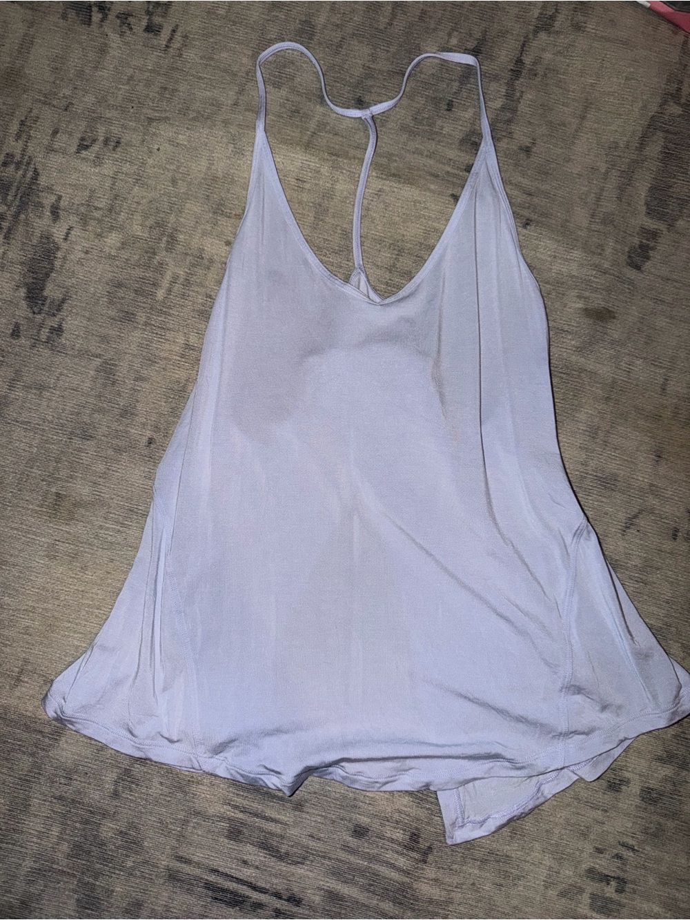 Lululemon | Light blue slit-back tank, size M/L